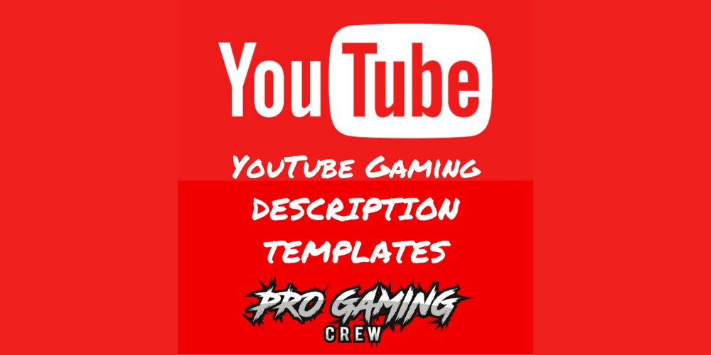 Gaming Channel Description Template Examples