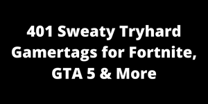 401 Sweaty Tryhard Names For Fortnite, GTA 5 & More