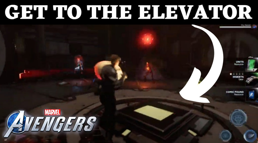Get To The Elevator Avengers - Captain America Mission - Reach The Elevator  Marvel Avengers Game